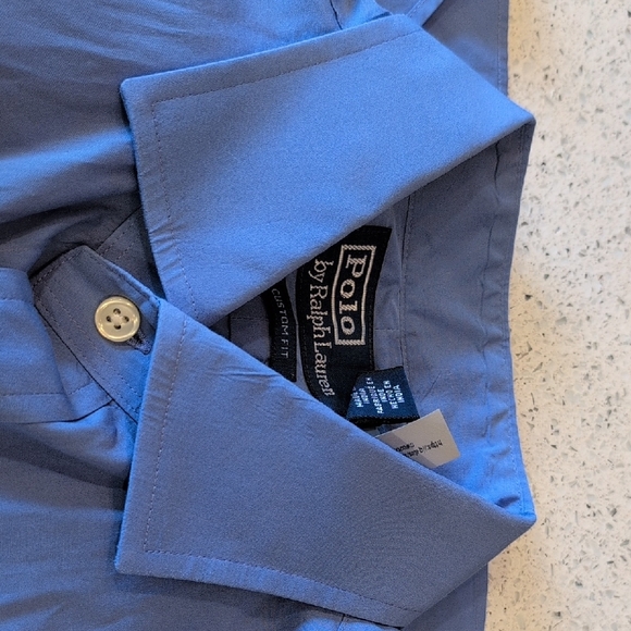 Ralph Lauren Polo Blue Dress Shirt - Picture 7 of 8